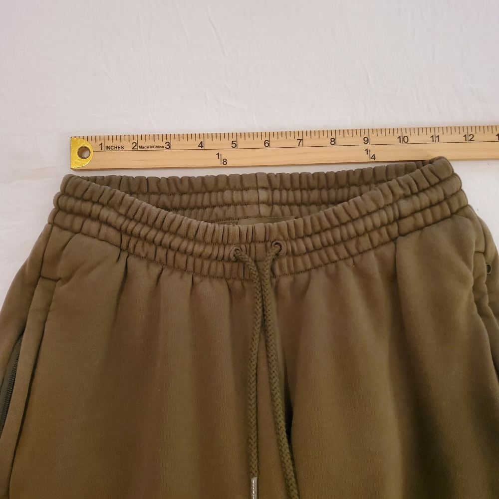 WARDROBE.NYC Military Green Drawstring Track Pant Jogger Sweatpant Loungewear XS - Picture 8 of 11